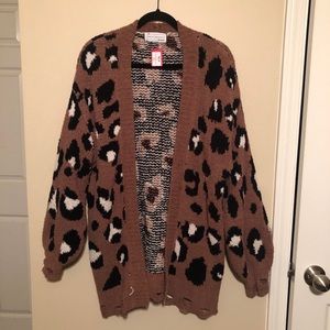 NWT Leopard Sweater